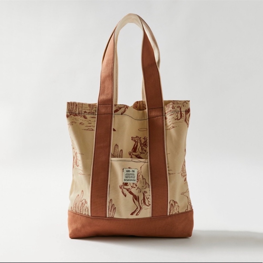 BDG Printed Tote Bag Western